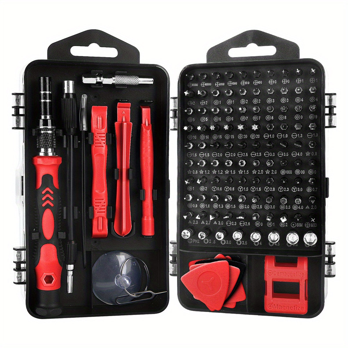 117in 1 Precision Screwdriver Set, Electronics Magnetic Repair Tool Kit with Case for Repair Computer, for iPhone, PC, Cellphone, Laptop, for Switch, PS4, Game Console, Watch, Glasses Etc Red Magic Electronics 31bd0458-9591-439a-833e-29b15aef64f3_1200x1200_5fb59a02-e13d-47d7-ad9b-3adbb3e9b45e Red