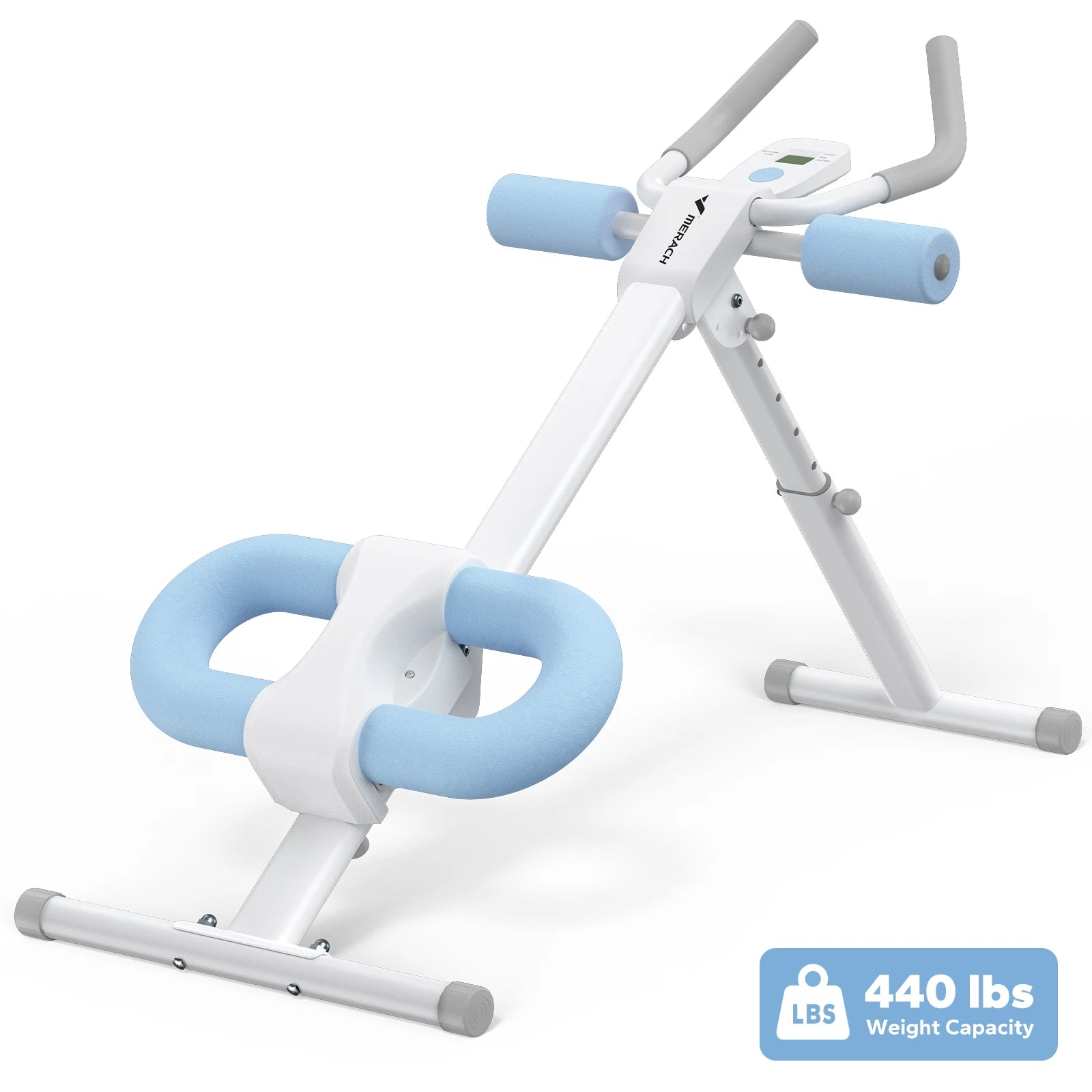 MERACH Ab Machine Adjustable Trainer Workout Foldable Knee Protection Abdominal Exercise Machine Core Ab Exercise System Trainer - Magic Electronics
