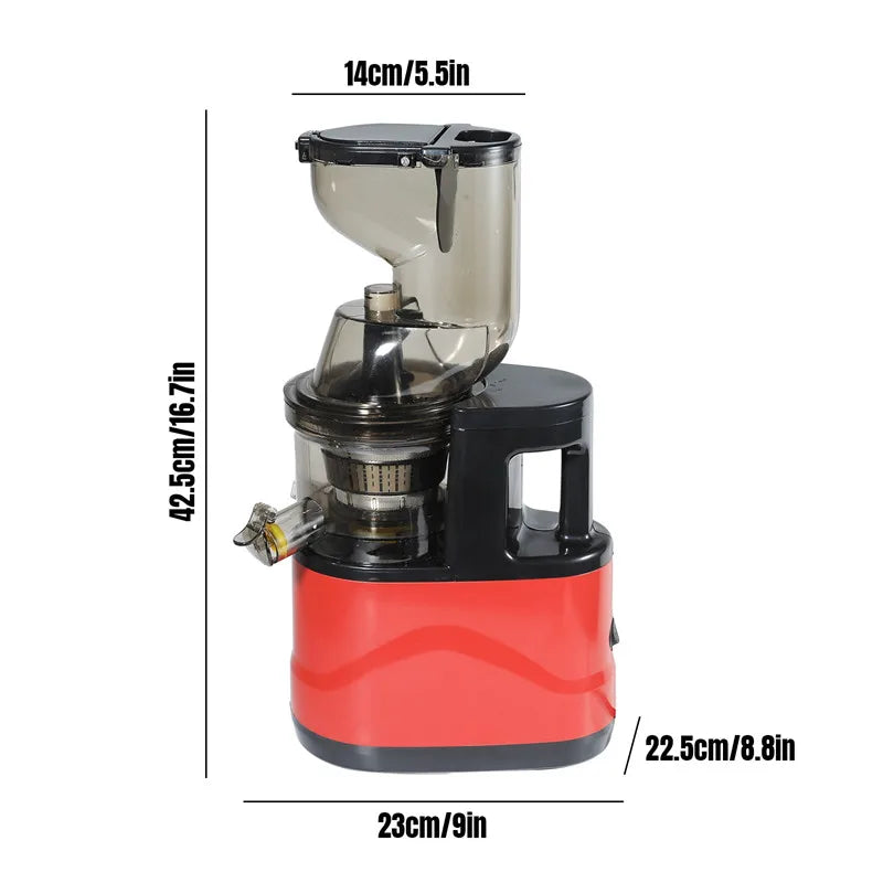2025 New Juicer Machines 3.15inch Slow Cold Press Juicer with Large Feed Chute Cold Press Juicers for Vegetables and Fruits Magic Electronics A3a6367466dc5463780770647bbea1fa5Z