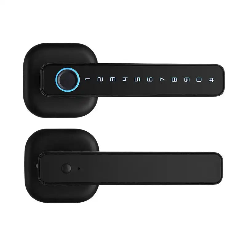 RAYKUBE M6 Tuya BLE Bedroom Digital Electronic Lock Fingerprint Door Lock with Password/Key/IC Card/ Tuya APP Unlock From USA - Magic Electronics