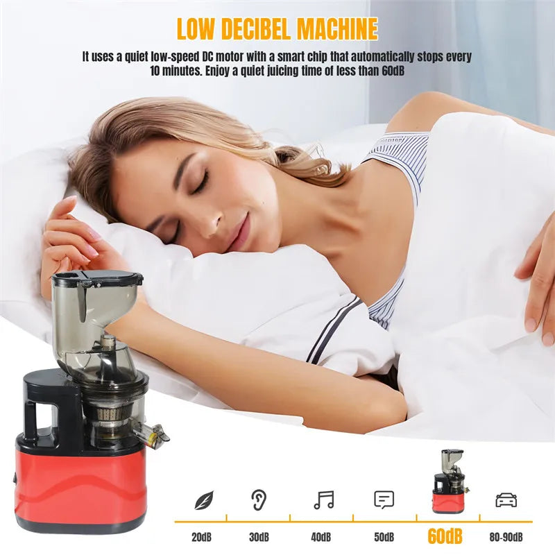 2025 New Juicer Machines 3.15inch Slow Cold Press Juicer with Large Feed Chute Cold Press Juicers for Vegetables and Fruits Magic Electronics A8d43116d2baa45378988647c667ec7ffP