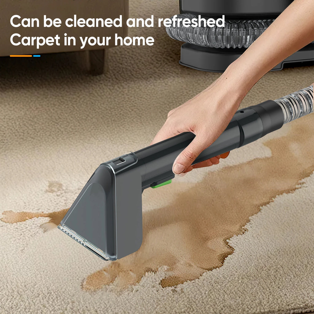 Fabric Cleaner 450W 12Kpa Handheld Carpet Cleaner for Sofa Floor Mats Curtain Spray Suction Integrated Machine Clean Machine Magic Electronics A907372d0bfb54a5bb5c26fdd02354d85Q