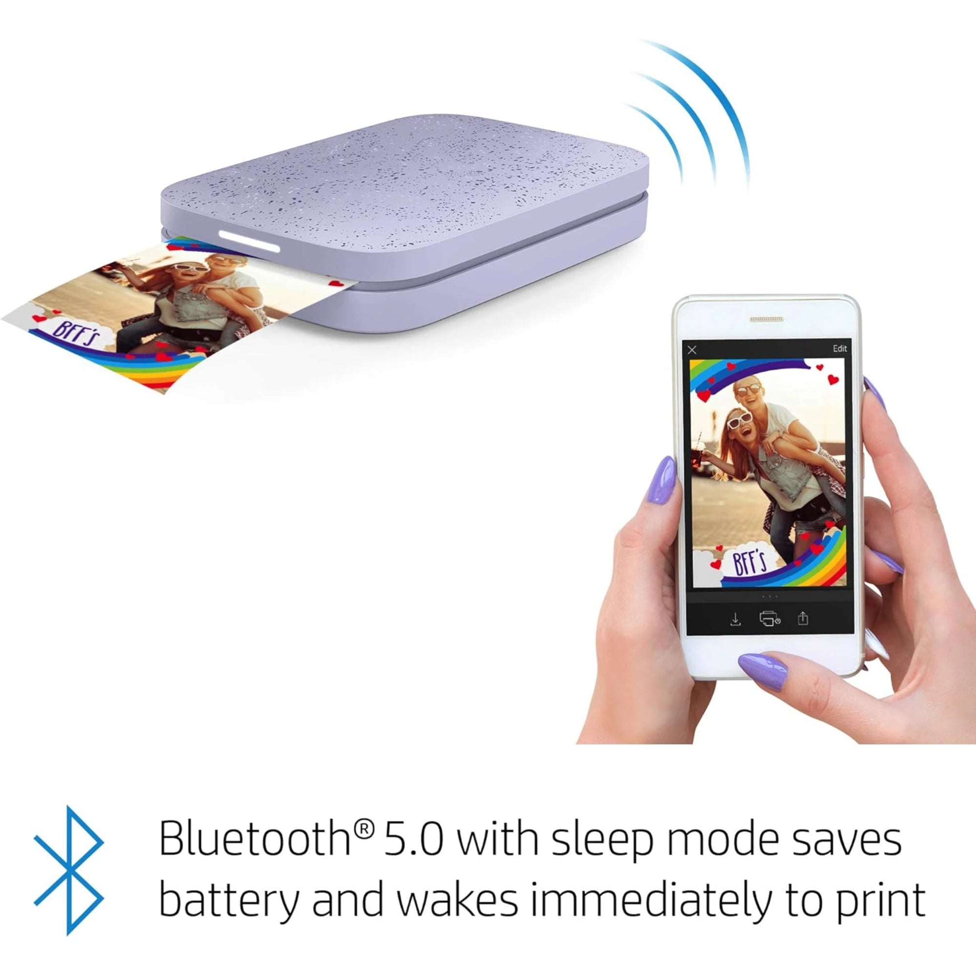 HP Sprocket Portable 2x3" Instant Photo Printer, Prints From iOS or Android Devices - Magic Electronics
