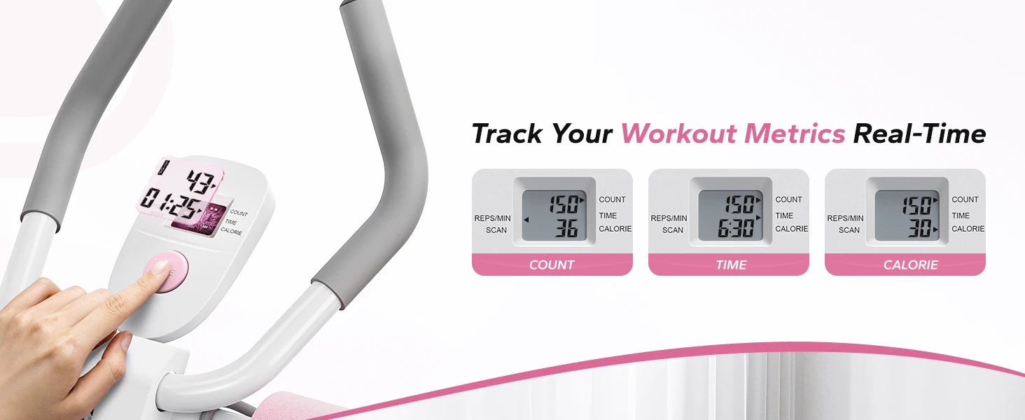 MERACH Ab Machine Adjustable Trainer Workout Foldable Knee Protection Abdominal Exercise Machine Core Ab Exercise System Trainer - Magic Electronics
