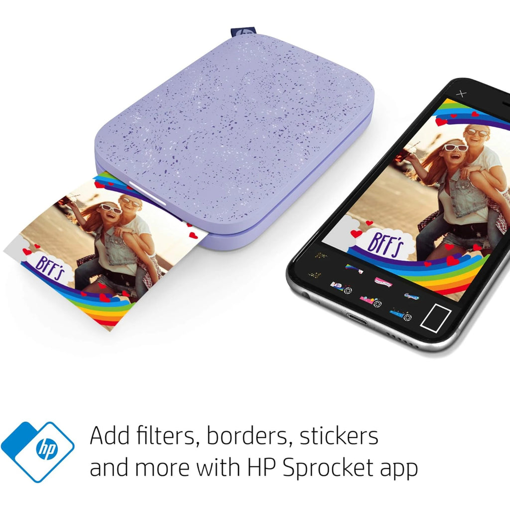 HP Sprocket Portable 2x3" Instant Photo Printer, Prints From iOS or Android Devices - Magic Electronics