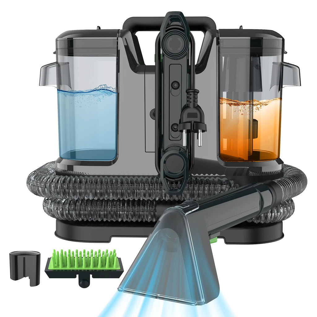 Fabric Cleaner 450W 12Kpa Handheld Carpet Cleaner for Sofa Floor Mats Curtain Spray Suction Integrated Machine Clean Machine Magic Electronics Afd882b529c914859a02fa56ce25aa482u