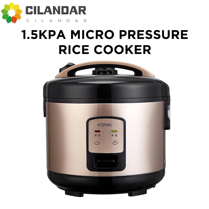 CILANDAR 2/3/4/5L Electric Rice Cooker Micro Pressure Rice Cooking Machine With Non-Stick Coating Detachable Exhaust Valve Magic Electronics H0824888a633d43799ed12b84e3121f2di