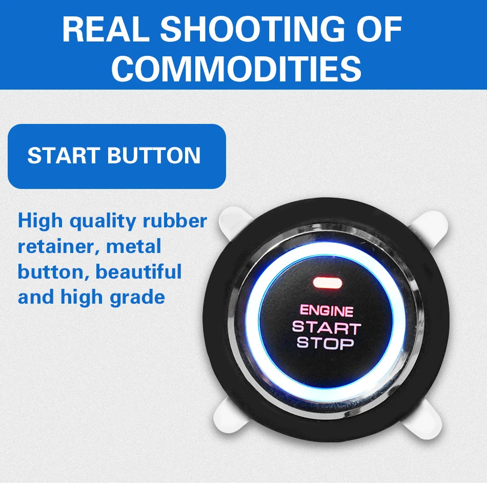 Car Remote Control PKE Car Keyless Entry Engine Start Alarm System Push Button Remote Starter Stop Auto Magic Electronics H0f02ab3e897e4797bde68dfe8e1ebe661