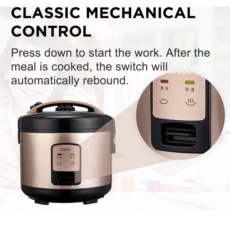 CILANDAR 2/3/4/5L Electric Rice Cooker Micro Pressure Rice Cooking Machine With Non-Stick Coating Detachable Exhaust Valve Magic Electronics H8df870756a474680a5b3e2fc1c4eaa6f4