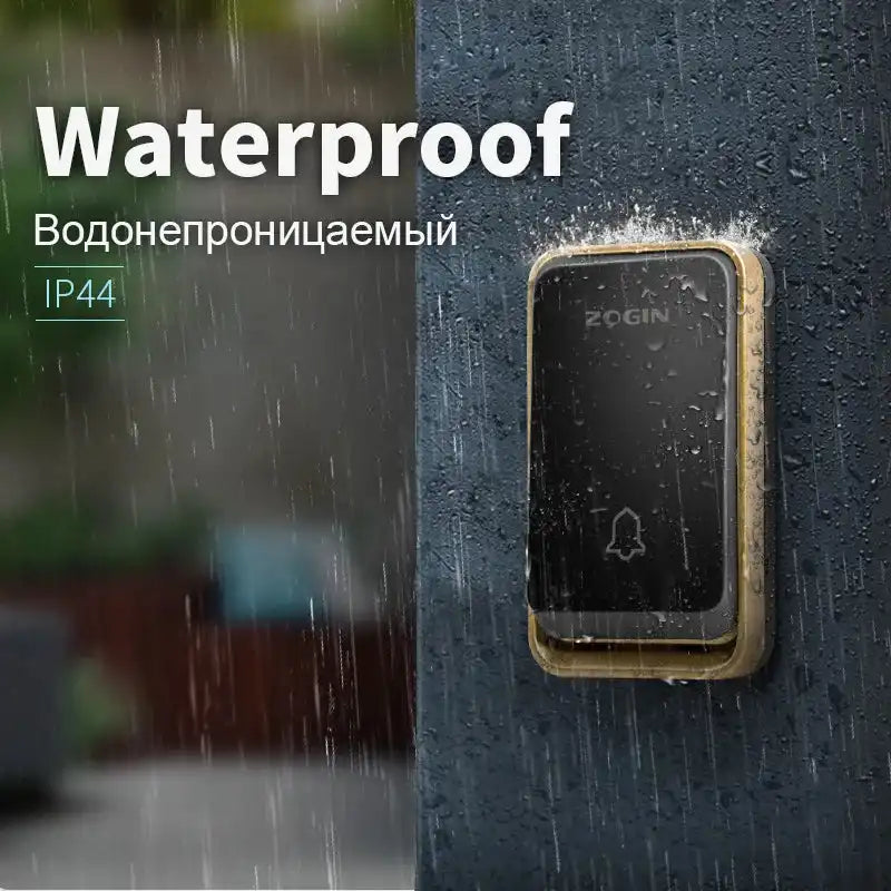 Wireless Doorbell Waterproof Self-powered Button Intelligent Door Bell Sets Home Welcome Outdoor 1 2 3 Receiver EU AU US UK Plug - Magic Electronics