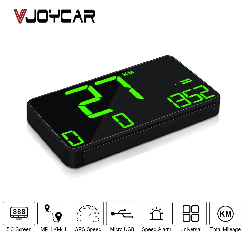 Large Fonts 5.3" GPS Speedometer Digital Car Speed Display Over Speeding Alarm System Universal For Bike Motorcycle Truck Car Default Title Magic Electronics HTB1bVECavWG3KVjSZFgq6zTspXaN Default Title