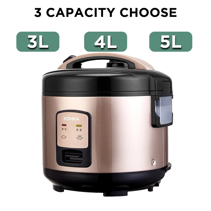 CILANDAR 2/3/4/5L Electric Rice Cooker Micro Pressure Rice Cooking Machine With Non-Stick Coating Detachable Exhaust Valve Magic Electronics Hc071795ee2b644efb606e272975a79faC