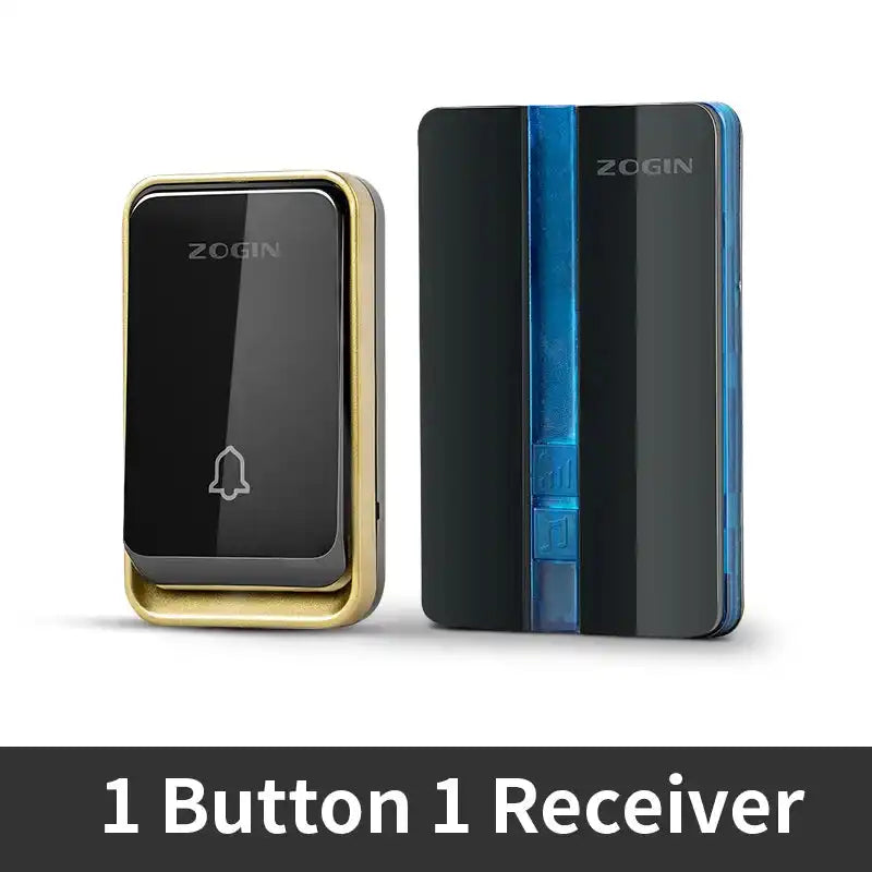 Wireless Doorbell Waterproof Self-powered Button Intelligent Door Bell Sets Home Welcome Outdoor 1 2 3 Receiver EU AU US UK Plug - Magic Electronics