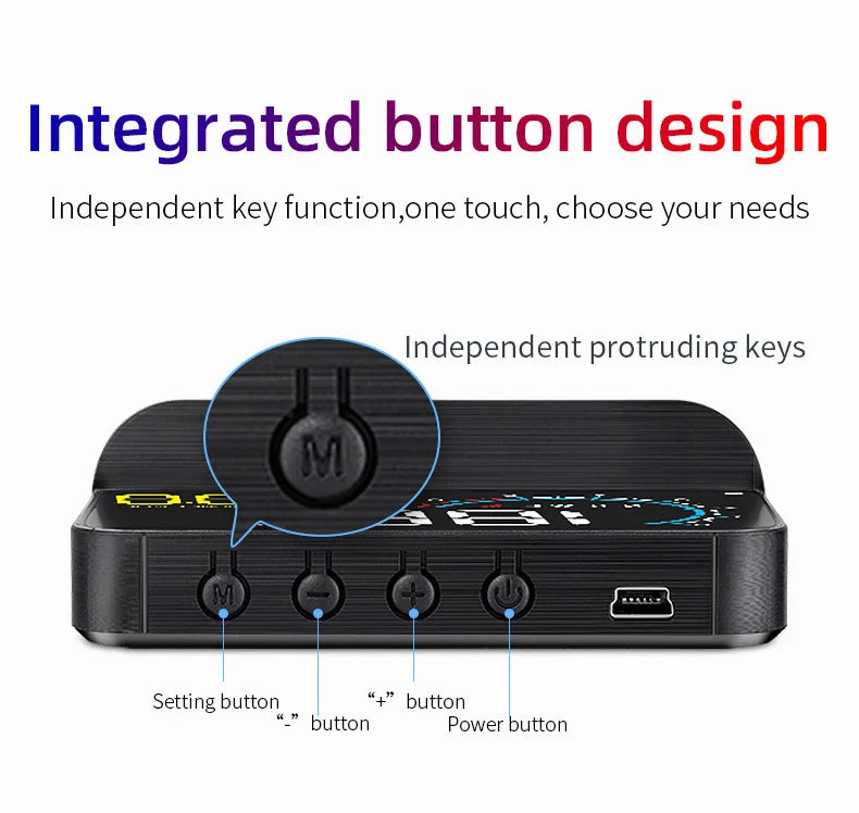 M12 HUD Windshield Projector OBD+GPS Universal Head Up Display Car Speedometer Water temp RPM Voltage Security Automatic Alarm Magic Electronics S00785b2b23a1488486390681b5499363c