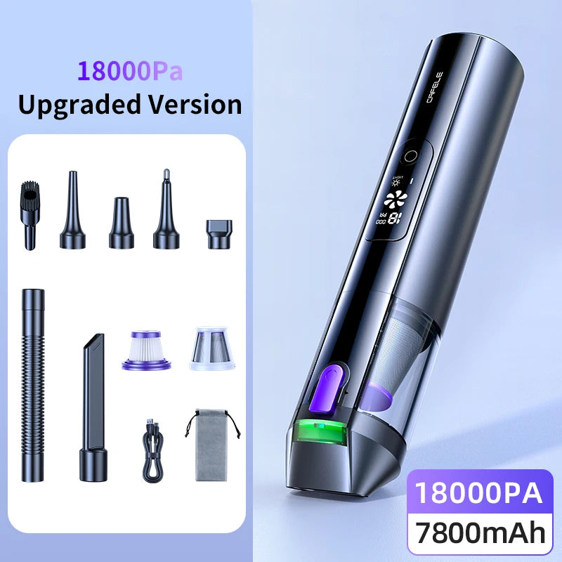 Cafele 15000Pa Wireless Vacuum Cleaner Portable Air Pump Vacuum Sealer Powerful Air Blower 4-in-1 For Car Home Office PC Clean Product Bundle 4 Magic Electronics S00a92958ba034e0f95175aa30167eaa9q Product Bundle 4