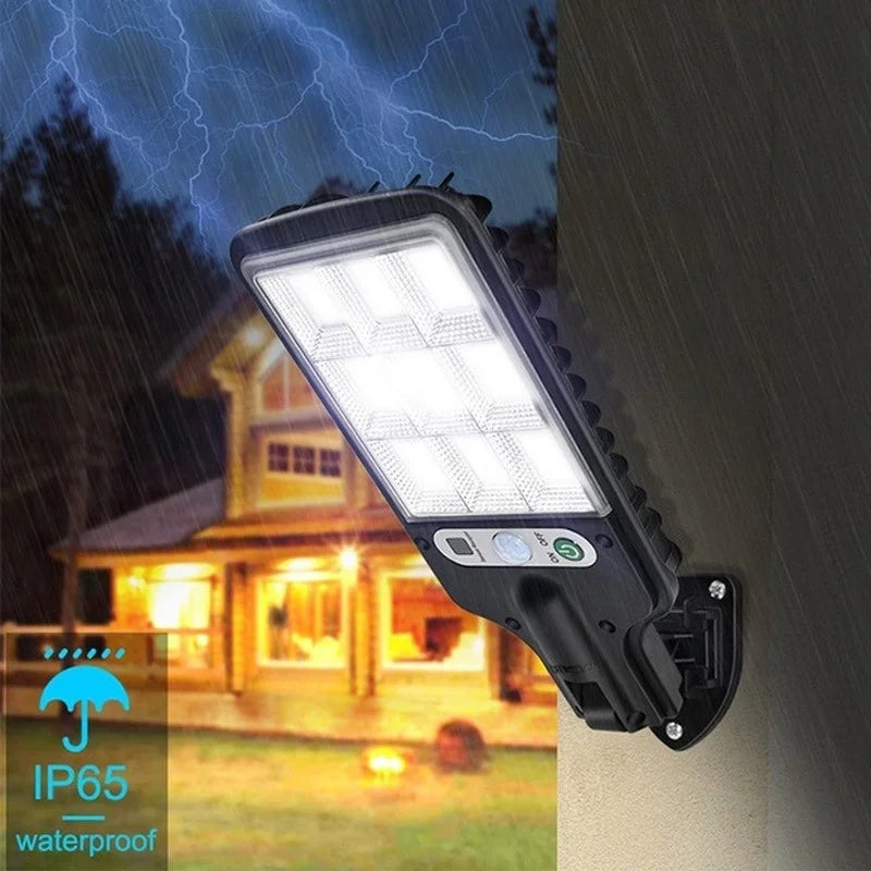 Solar Street Lights Outdoor 4500W Solar Lamp With 3 Light Mode Waterproof PIR Motion Sensor Security Lamp for Garden Path Yard Magic Electronics S00ab75ccfbeb4038859625a0983c2a43v