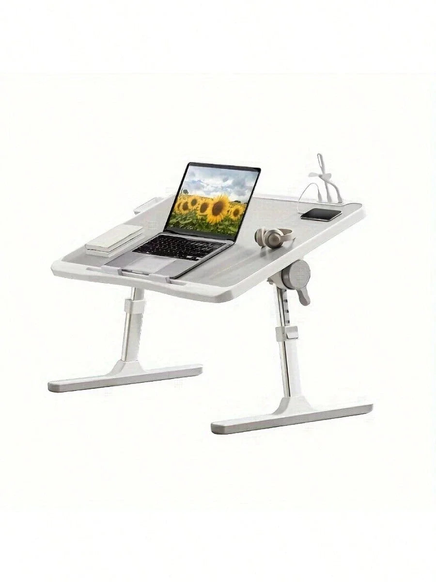 Adjustable Height And Angle Folding Desk, Home Office Computer Desk, Portable Laptop Desk Foldable Laptop Bed Tray Desk Magic Electronics S00c75e7f916e4edf9e472bf147a47527Z