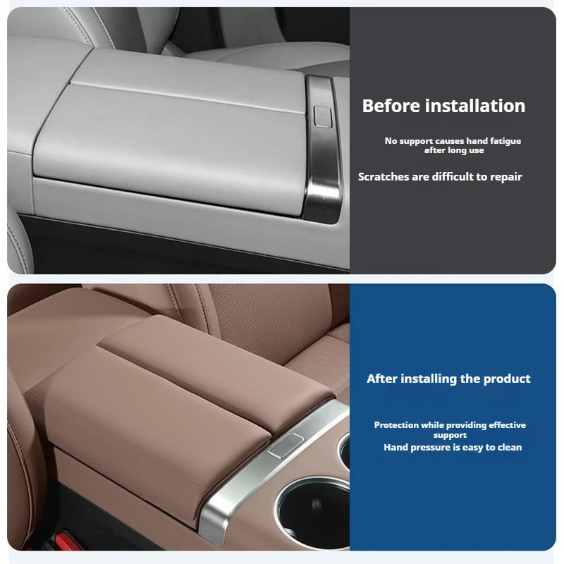 For Li Lixiang L6 L7 L8 L9 Car Armrest Box Protective Cover Ideal Armrest Box Height Increase Leather Scratch-Resistan Pad Magic Electronics S0209e267f43e4b29aea98c3b03c58924Z