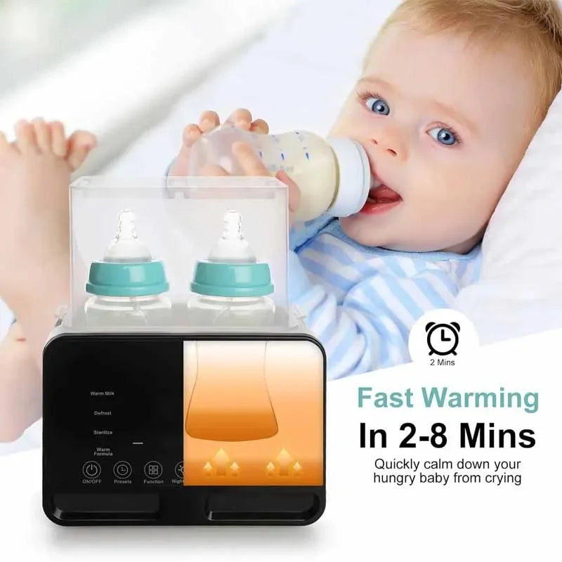 Baby Bottle Warmer Multifunction Sterilizer Accurate Temperature Control Fast Milk Bottle Warmers with Timer Newborn Accessories Magic Electronics S06d2bf196a434f85b66af4a1ea275e20j