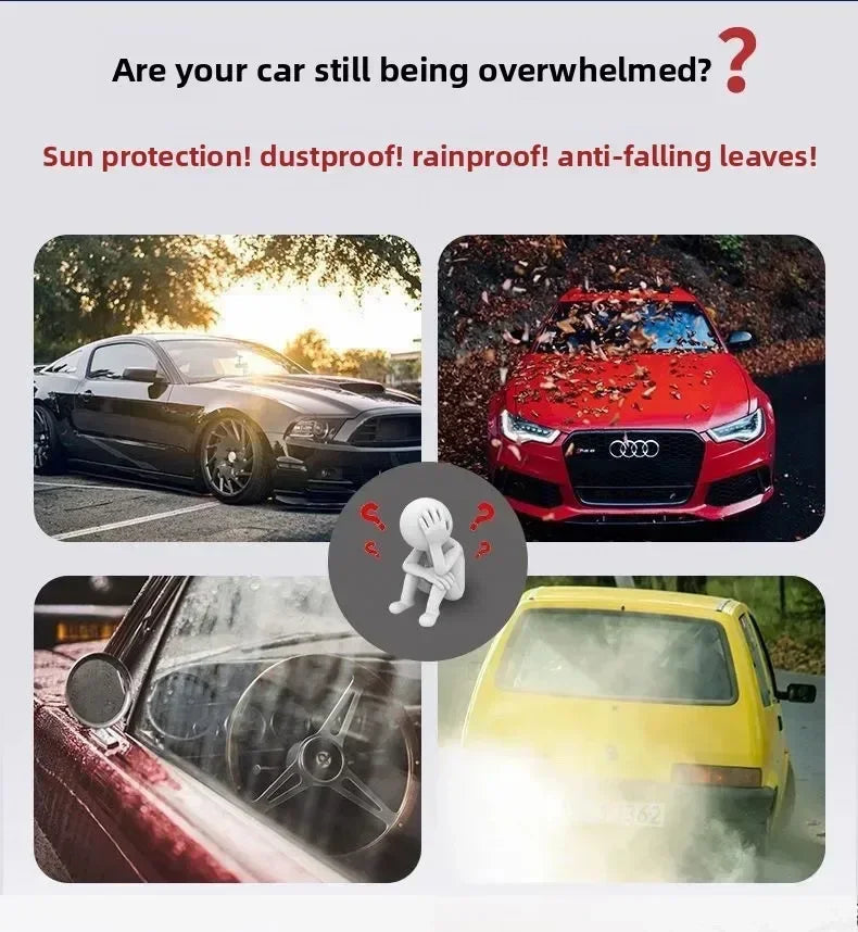 Reflective Waterproof Car Snow Cover Universal Sunshade Sun Shade for Snowproof Anti Scratch Windshield Silver-coated Protector Magic Electronics S074da87433d043028b1a396f01b8f9f6U