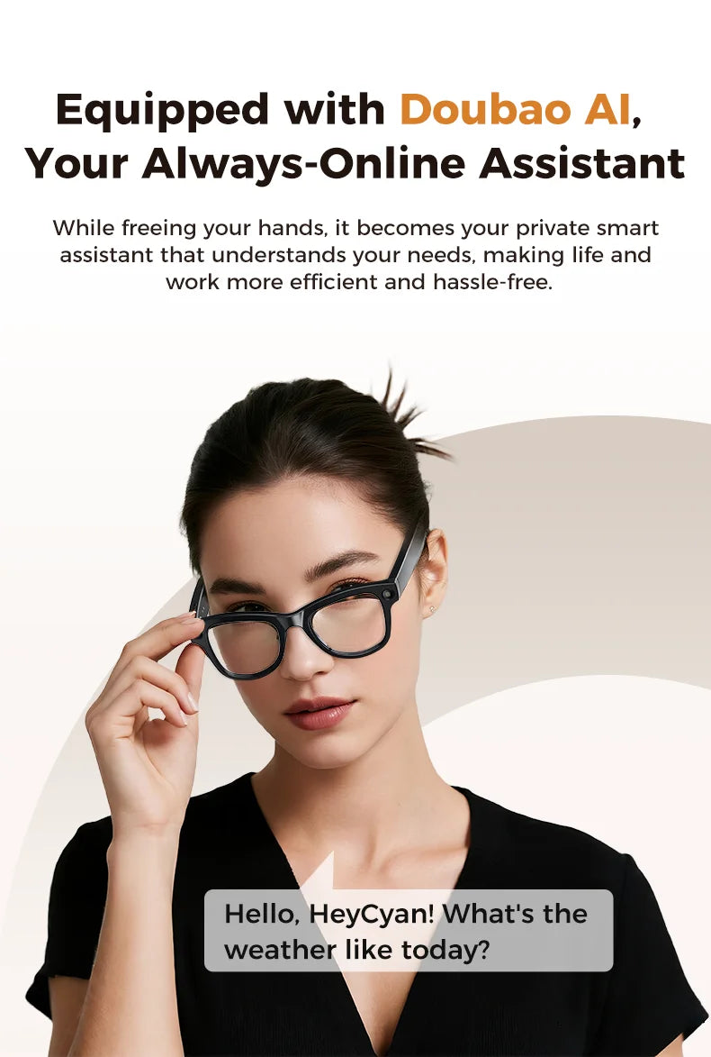 AI Smart Glasses with Camera 1200P M02 Ultra ChatGPT Voice Control 32GB Real-time Translation 3600mAh Charging Case Sunglasses Magic Electronics S07a04aecd09d4e0f92feda4ce764c54ea