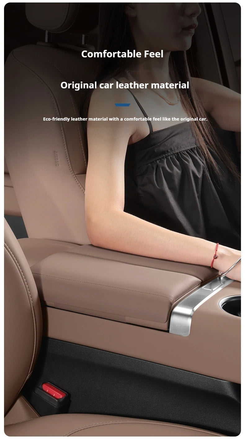 For Li Lixiang L6 L7 L8 L9 Car Armrest Box Protective Cover Ideal Armrest Box Height Increase Leather Scratch-Resistan Pad Magic Electronics S07c2a2b414764c419eb5c566156c91b9U
