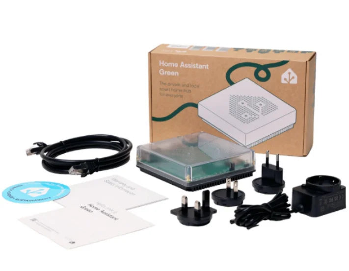 Home Assistant Green the Easiest and Most Privacy-focused Way to Automate Your Home Plug in Power and Network Cables to Play