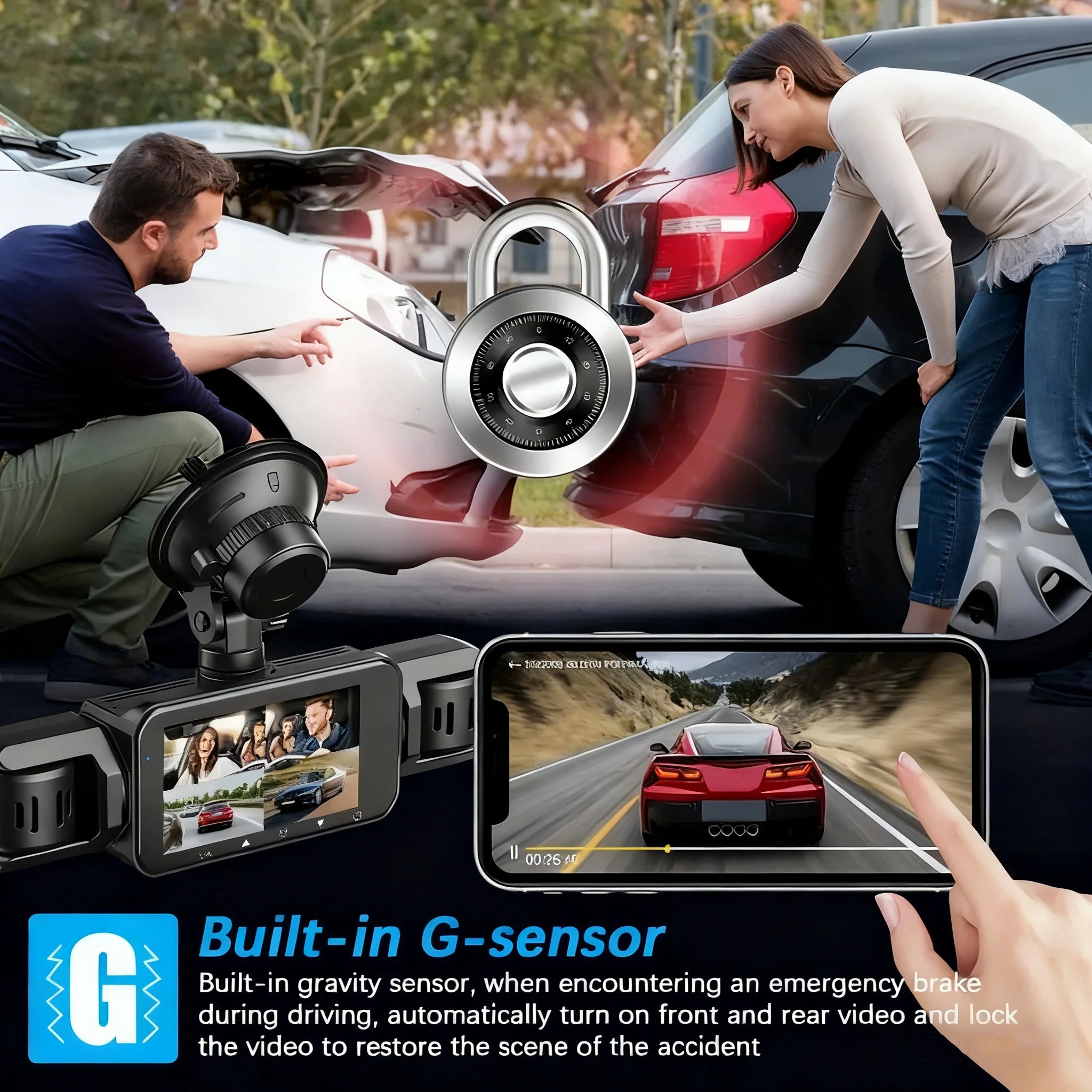 360° dashcam car camera recording wifi wireless webcam way video recorder 1080P 24 Parking 4 Channel Car black box Magic Electronics S08b3de575b6748f4818eed6fadb45555V