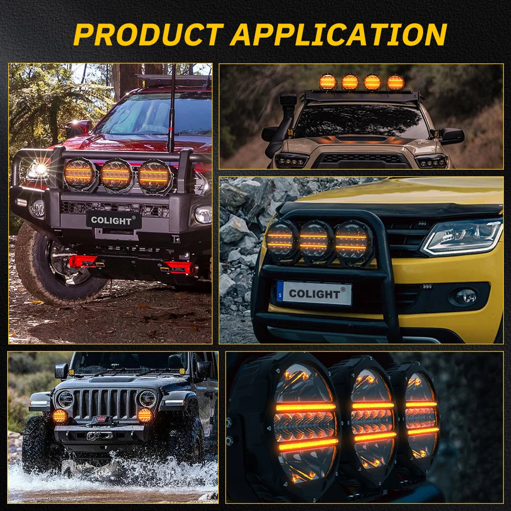 CO LIGHT Round LED Offroad Lights 7 Inch Spot Driving Light Pods with DRL Super Bright Off Road Ditch Work Light Bar for SUV Magic Electronics S08bbf2d7c3654510bfbcbdd23d0c4085p