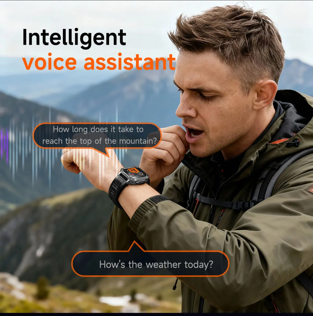 2026 Military outdoor SmartWatch Fitness Clock Men 2.01 inch AMOLED Screen 1400mAh Battery Flashlight Call Waterproof Smart Band Magic Electronics S09e67dd3dfc247338bfeb24531aefc953