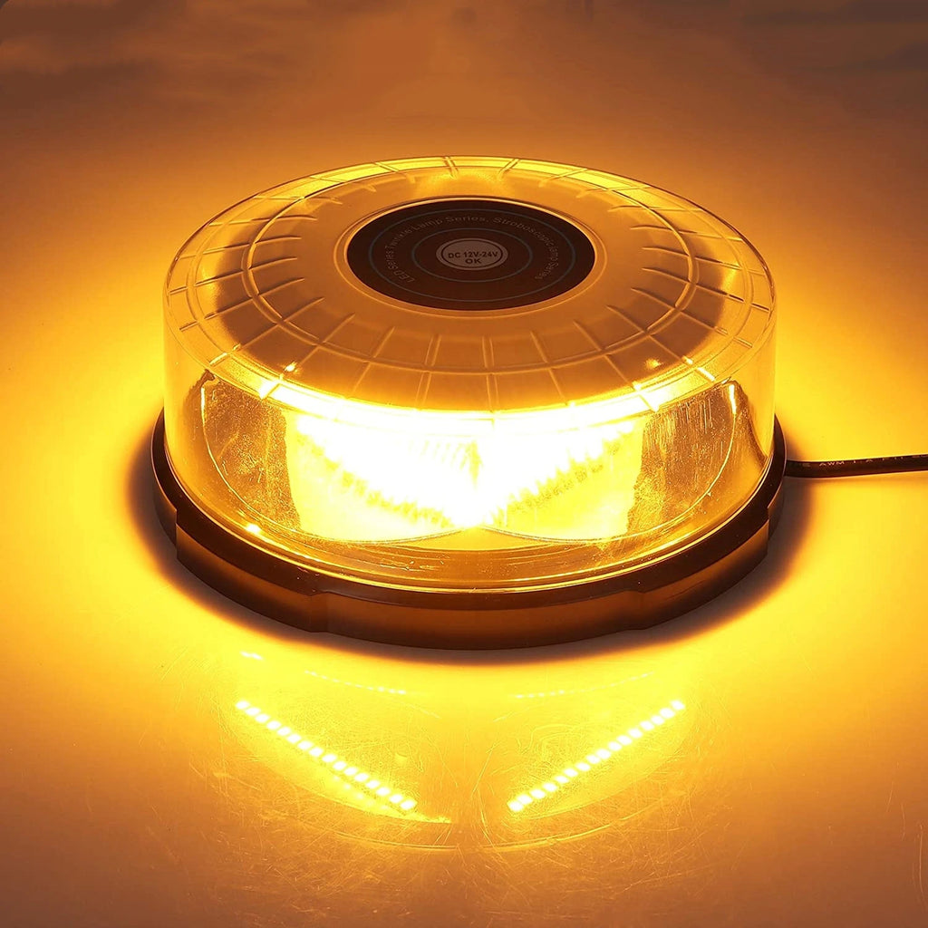 Amber LED Strobe Light Beacon Vehicle Car Roof Top Hazard Warning Flash Emergency Lights Rotating Flashing Safety Signal Lamp Magic Electronics S0b06c1b0e1614c0c87e8ee3bd3d291f17