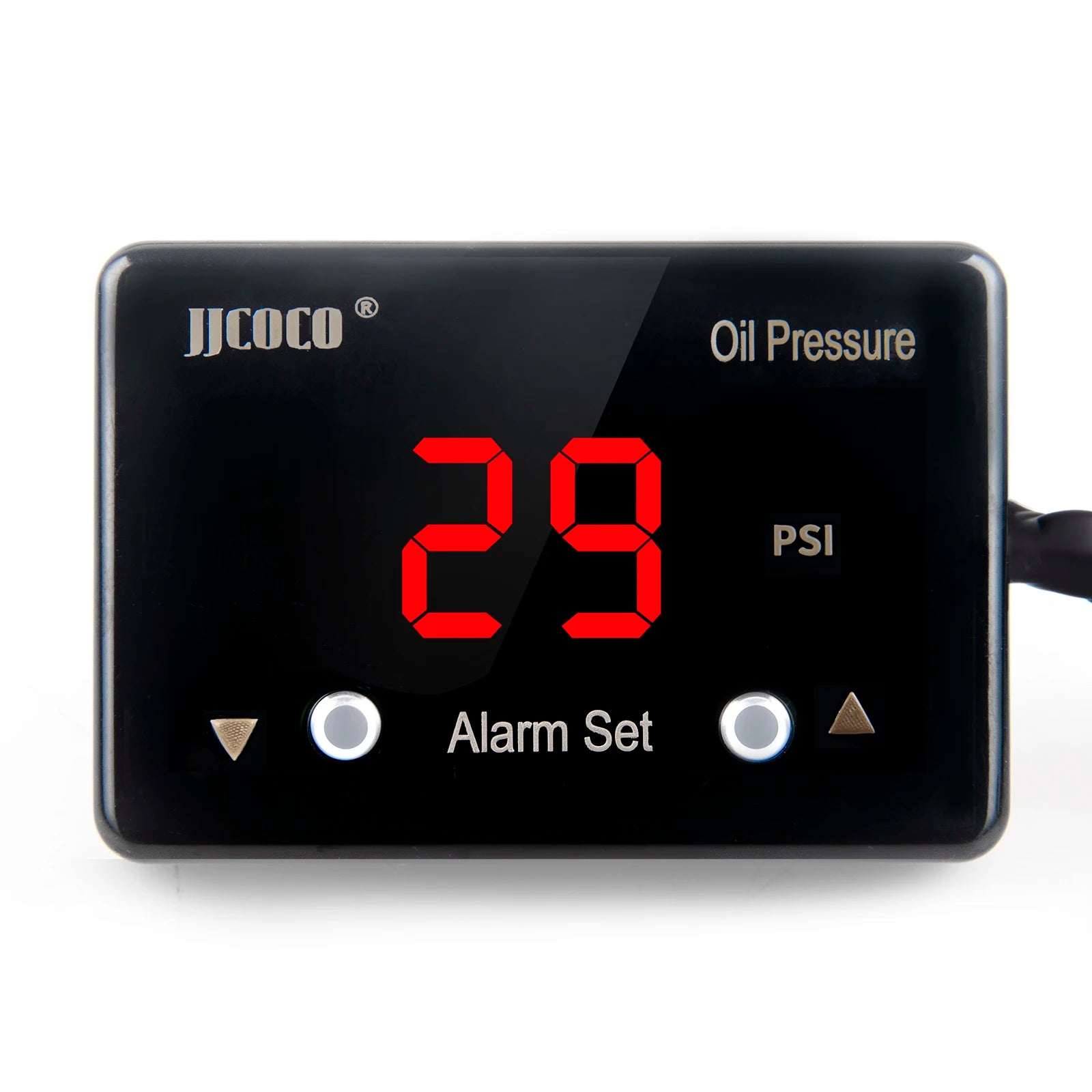 JJCOCO MINI 12v Oil Pressure Gauge Red/Blue Display With 1/8NPT 0-1.6MPA (0-232PSI) Sensor With Beep Alarm red Magic Electronics S0b822e9a894e42adb12e995252a0991dZ red