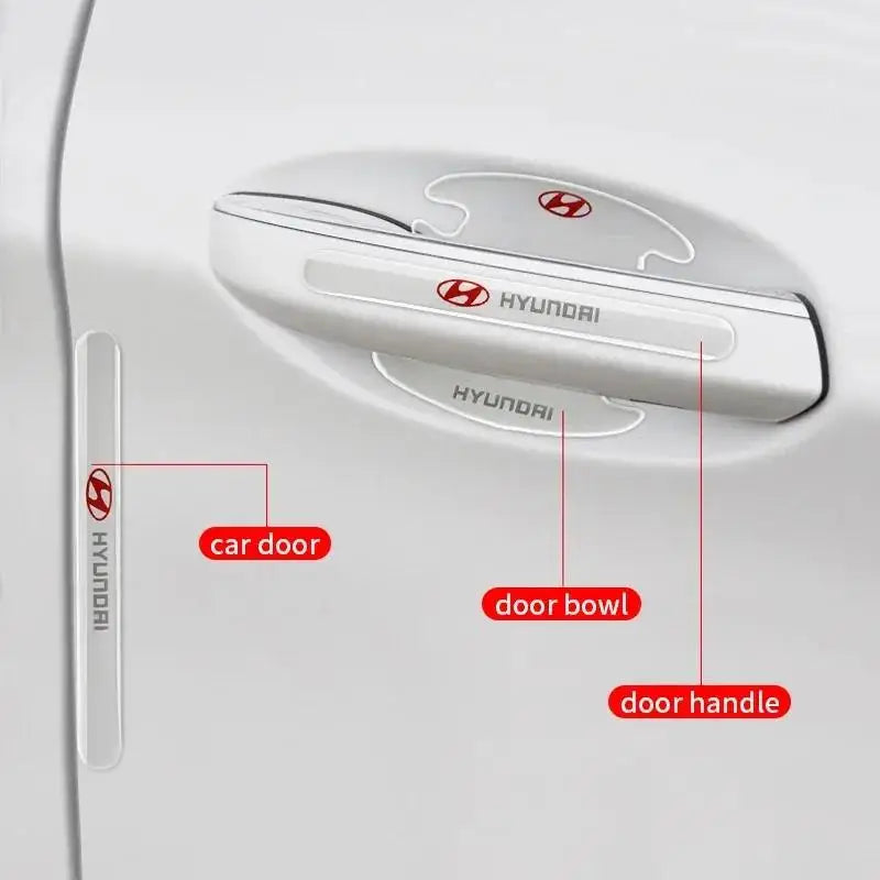 4/8Pc Car Door Bowl Anti-collision Protector Bumper Strip Sticker Accessory For Hyundai Elantra Creta IX35 SANTAFE SONATA ACCENT Magic Electronics S0c4f1d7ad91d4305a11d9e4a8661c79cJ