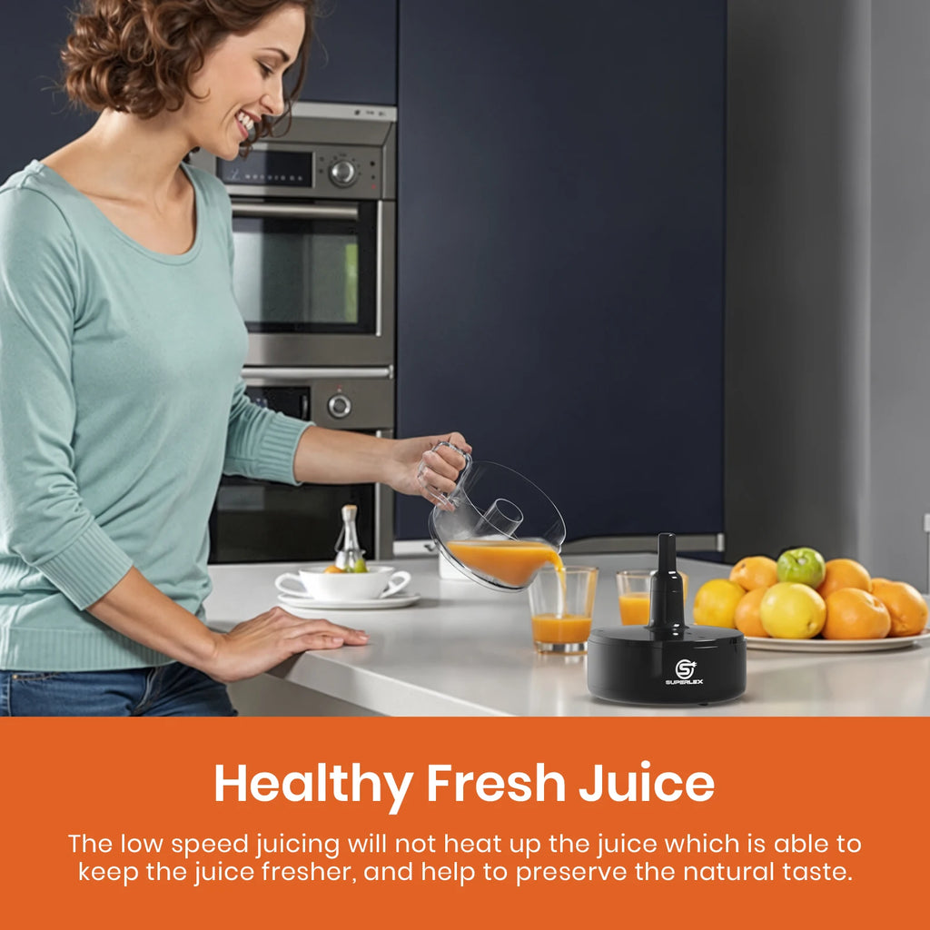 SUPERLEX Electric Citrus Juicer 500ML Large Capacity Electric Squeezer Higher Juice Yield Fruit Press Machine New For Household Magic Electronics S0c573e1a49f54dd9929f76b6464682b8y