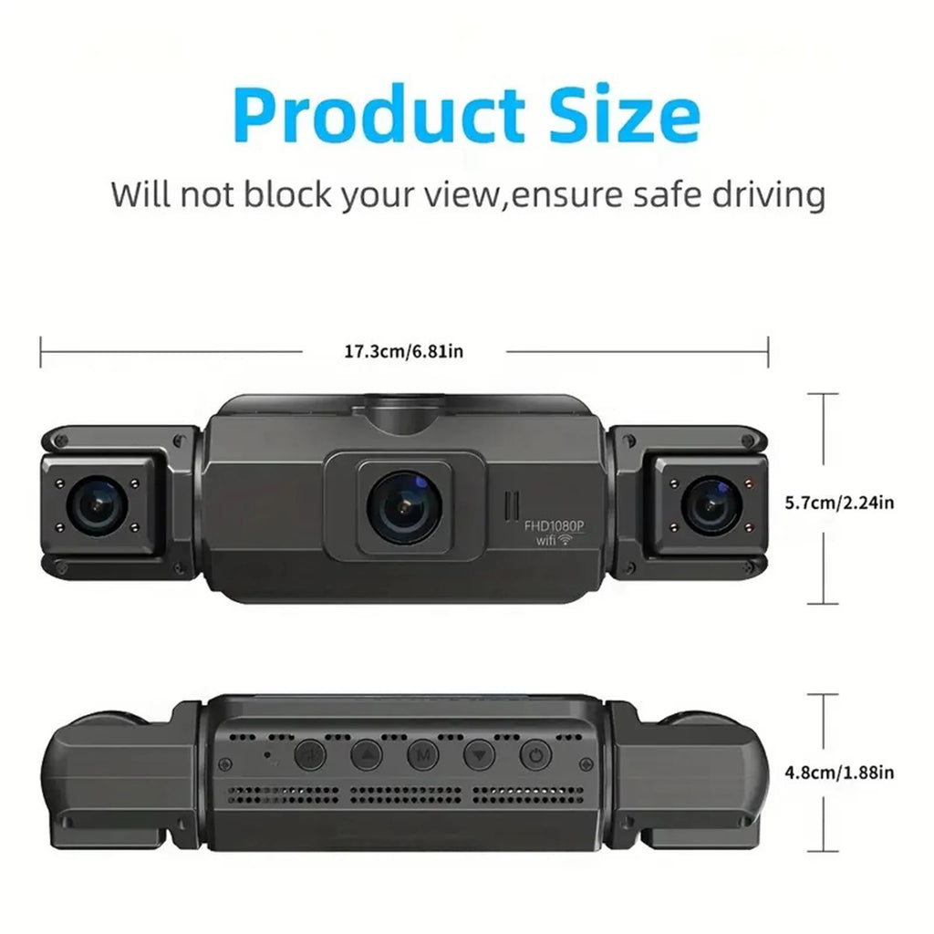 360° dashcam car camera recording wifi wireless webcam way video recorder 1080P 24 Parking 4 Channel Car black box Magic Electronics S0d7c7df6925448b9b900b14265464cd0D