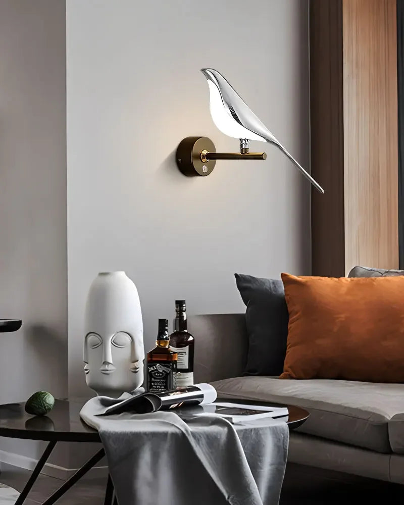 LED Gold Silver Magpie Bird Pendant Light Chandelier for Bedroom Living Room Indoor Hanging Lamp AC110v 220v Drop Shipping Magic Electronics S0fad5531ebe1497fae28bb9ca6bacd335