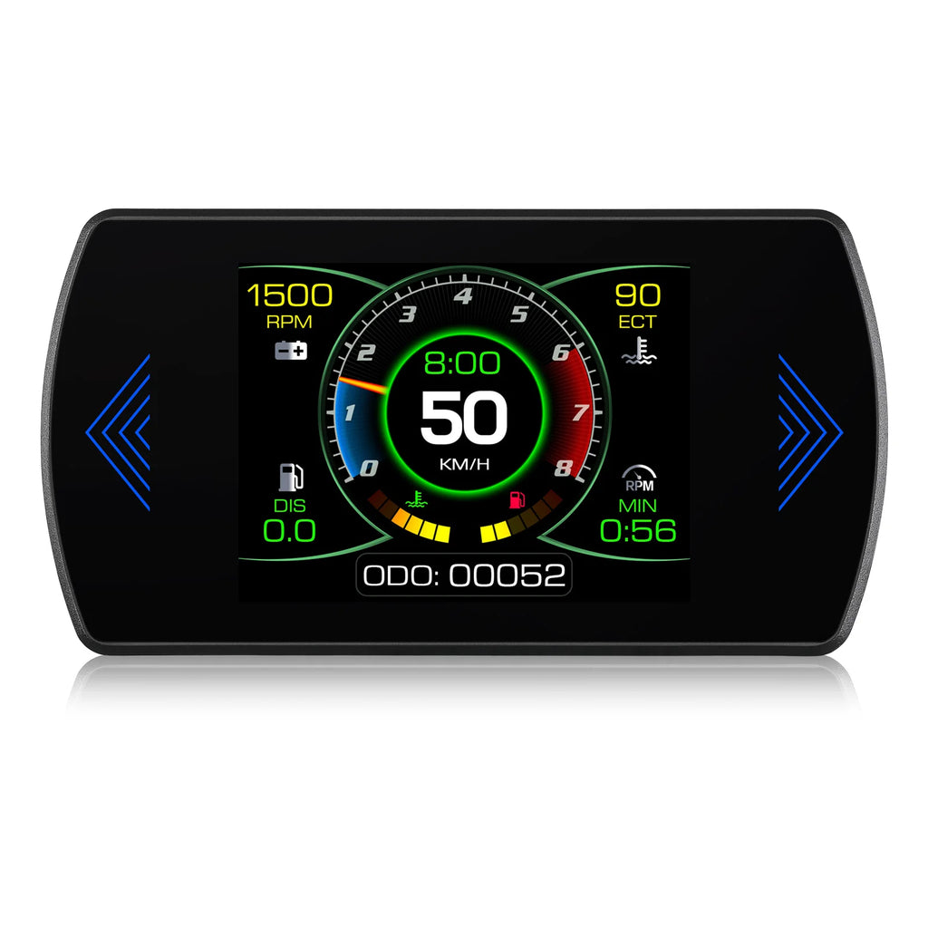 Multi-functions P12S Car HUD Head Up Display OBD2 On-board Computer Water Temp Fuel Consumption LCD Digital Speedometer Gauge Magic Electronics S100e905f1ac64c679fecff8bc9728fa6e