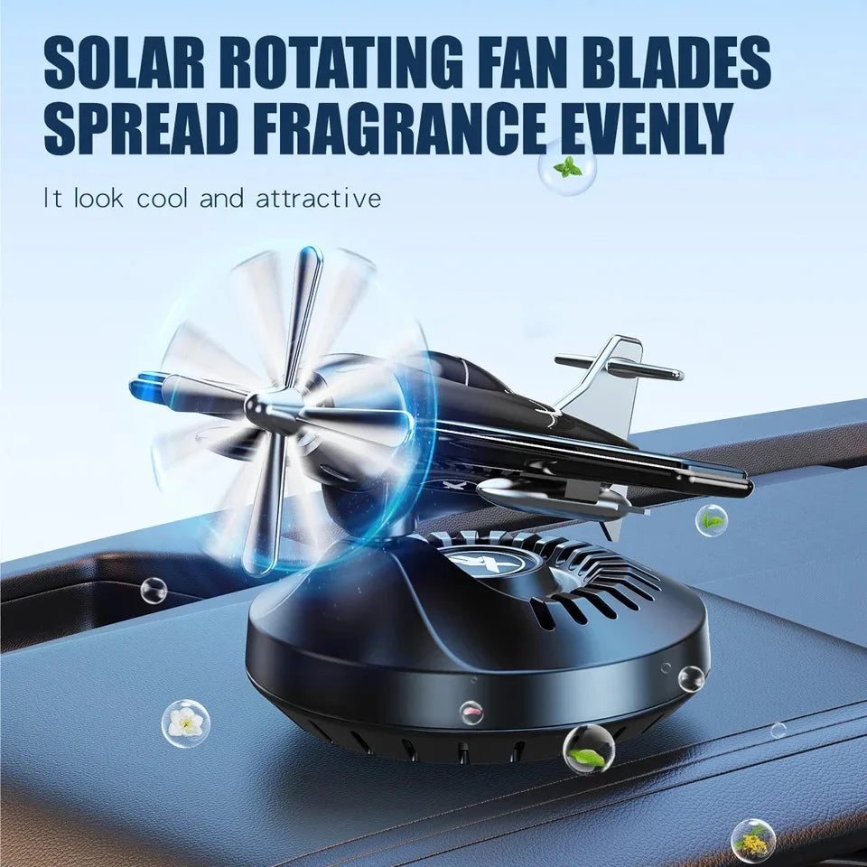 Car Indoor Air Freshener Helicopter Aromatherapy Perfume Solar Aircraft 360 Degree Rotating Aromatherapy Automobile Perfume Magic Electronics S103749a3472a4562a8426625356a8925i