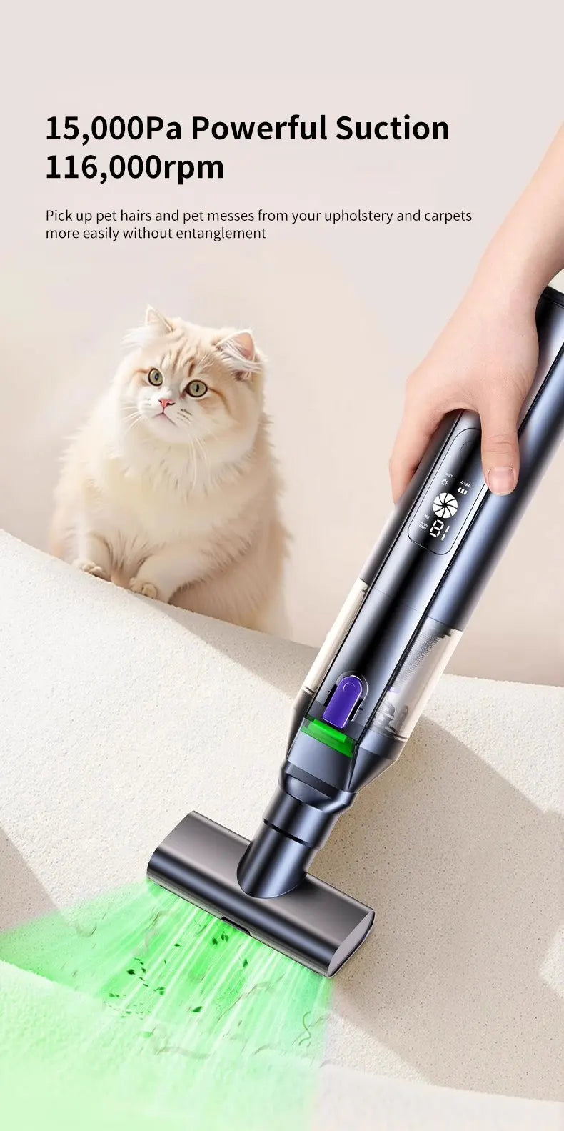 Cafele 15000Pa Wireless Vacuum Cleaner Portable Air Pump Vacuum Sealer Powerful Air Blower 4-in-1 For Car Home Office PC Clean Magic Electronics S104235e258b447c6b038bdb5ed1177b5s