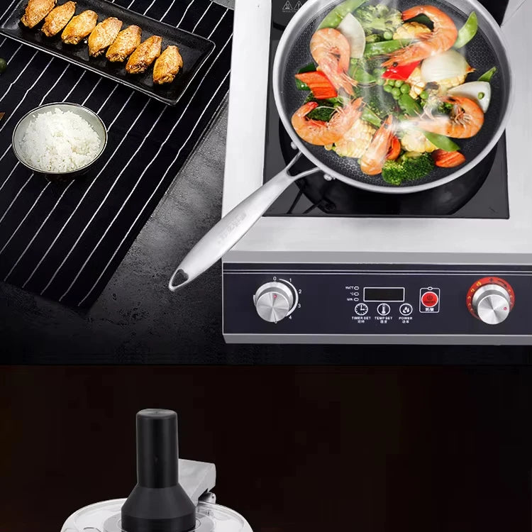 Commercial Cooking Robot Machine All-in-One Kitchen Cooker with Blender, Multifunctional, Fast Heat, Easy Clean, for Restaurant - Magic Electronics
