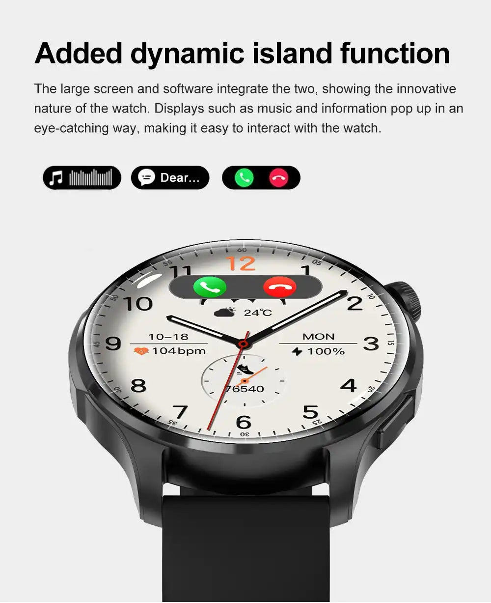 2026 New GPS SmartWatch BluetoothCall IP68 Waterproof AMOLED Screen Custom AOD Watch Face Sport Smartwatch Men Women Android iOS - Magic Electronics
