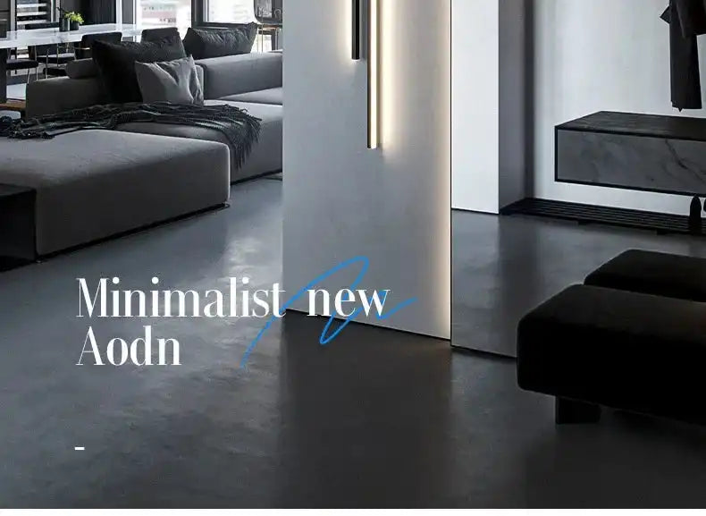 Wall Lamps LED Lights Simple Modern Sofa Living Room Decor TV Background Decoration Wood Grille Bedroom Bar Long Strip Wall Lamp - Magic Electronics