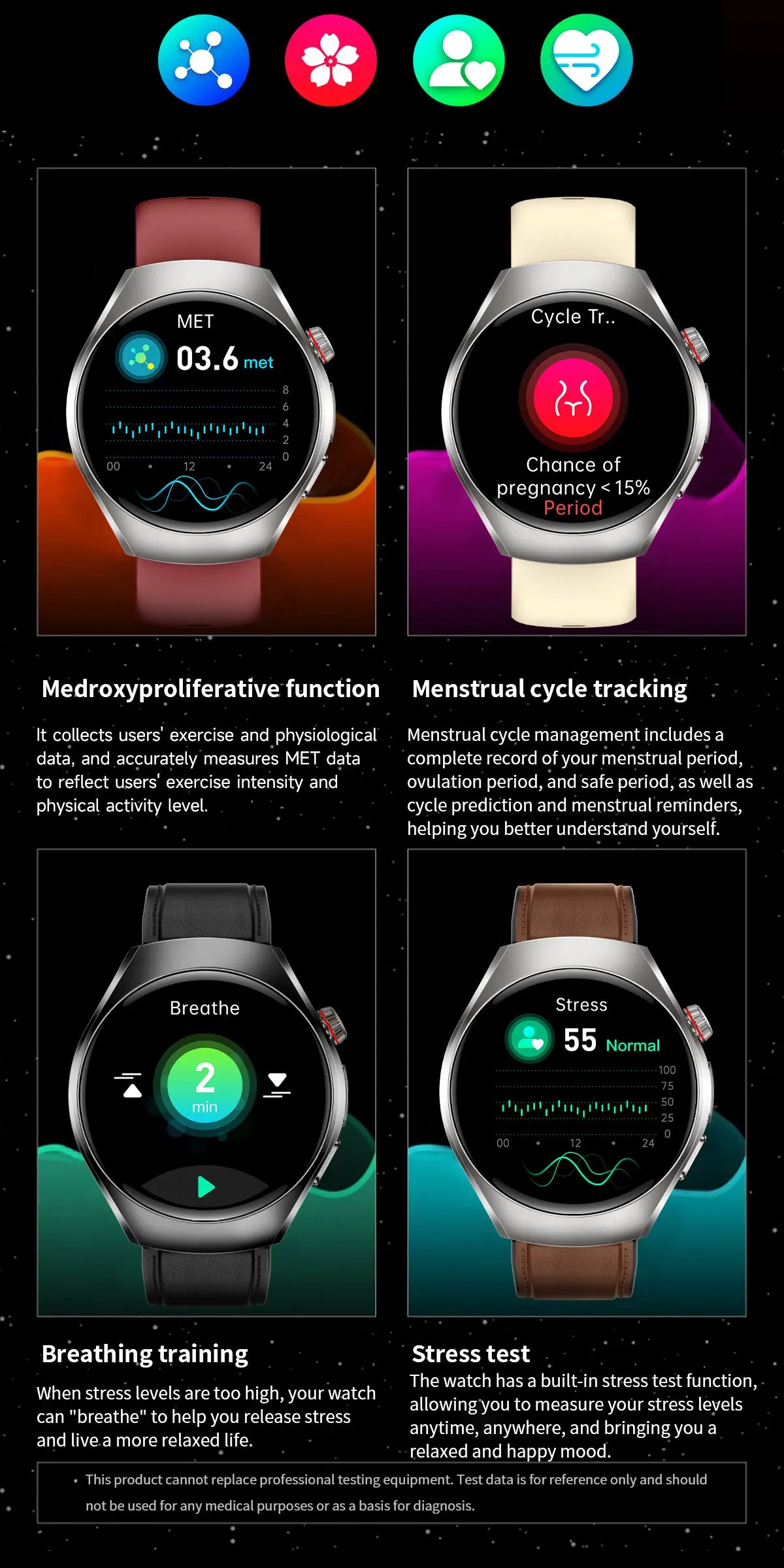 2026New Health Care Analysis ECG+PPG Smart Watch Blood pressure Fitness Uric Acid Blood lipids Bluetooth Call Clock Smartwatches Magic Electronics S1168e3b5d6e1411b8dc4dd29c95fa6b8h