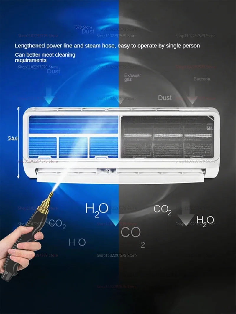 2025 Multi-Functional Home Steam Cleaner High Temperature High Pressure for Range Hood Air Conditioning and Kitchen Cleaning Magic Electronics S11bab2ebd25049e093c90d36933de682x