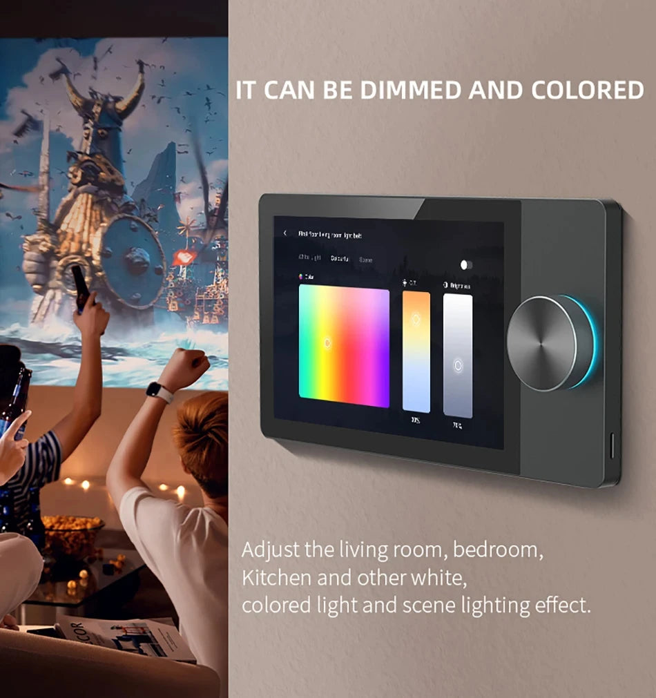 TUYA Smart Home Device Scene control panel Built-in ZIGBEE gateway Bluetooths Audio wall Amplifiers WIFI Background music system - Magic Electronics