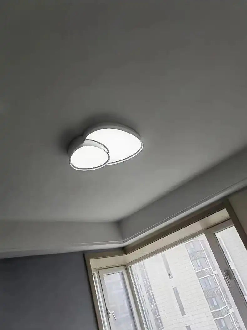 Modern Living Room LED Ceiling Lights Nordic Home Decor Indoor Bedroom Lamp Black White AC 90-260V Ceiling Chandeliers Lighting - Magic Electronics