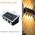 Solar Wall Lights Outdoor Solar Lamp Light Sensing Automatic Charging Sunlight Powered Street Light for Courtyard Garden Decor - Magic Electronics