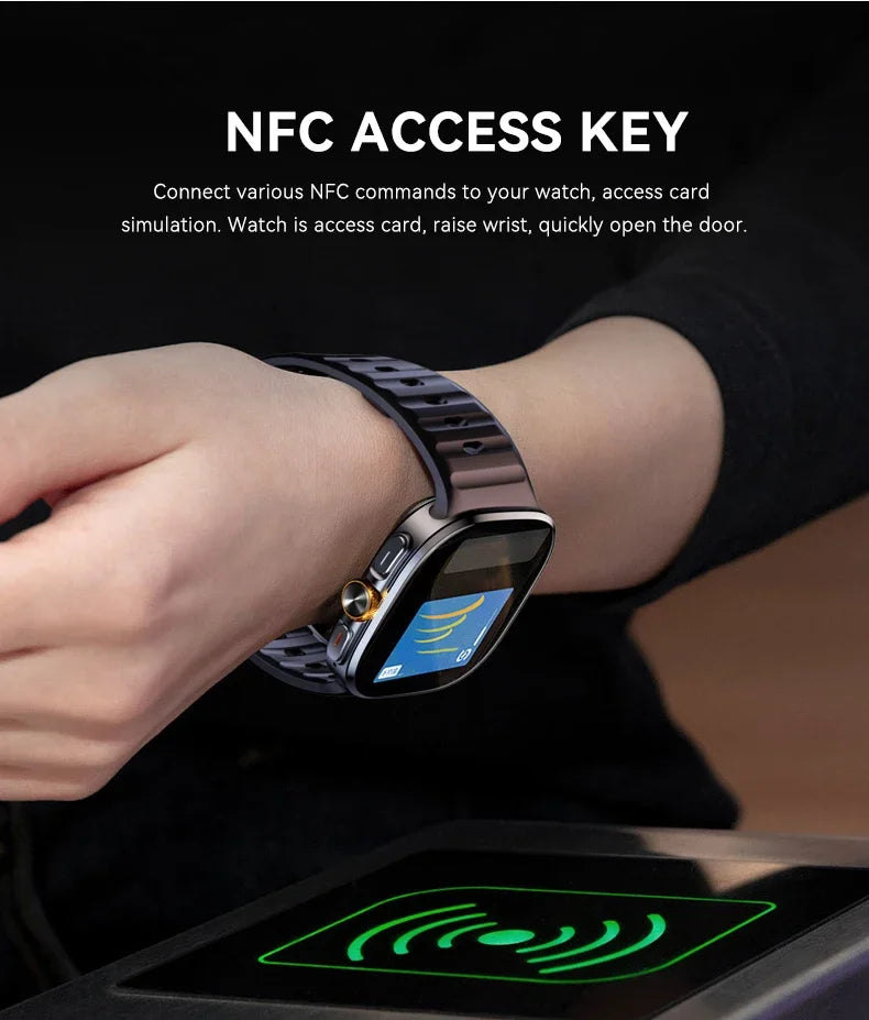 New M99 5G Cellular Version Smartwatch 2.4inch Amoled Larger Screen Android Smart Watch With Rotary Camera Sim Card Slot WIFI - Magic Electronics