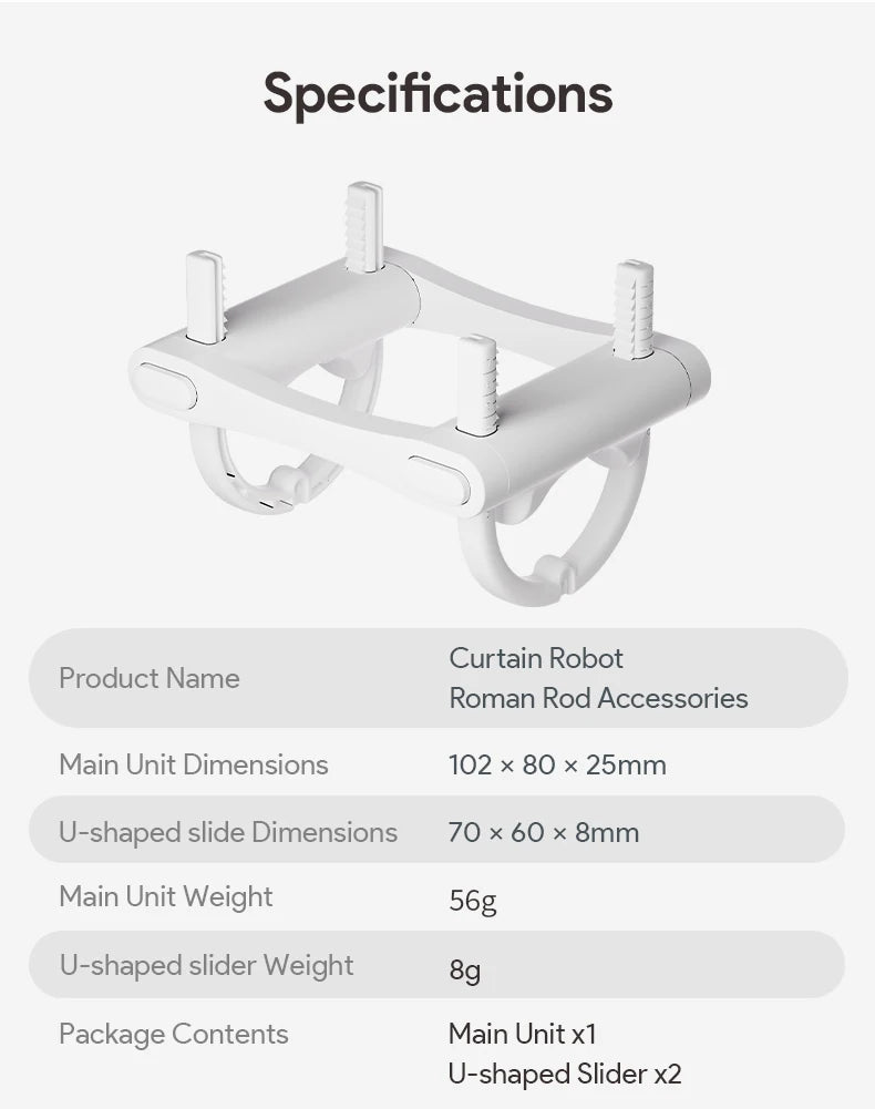 Tuya Smart Curtain Robot Bluetooth/Zigbee Rail Curtain Robot Electric Drive Track Rod Automatic Curtain Opener Voice Control Magic Electronics S15f3a3f462354122af59a4ec00c1f686r