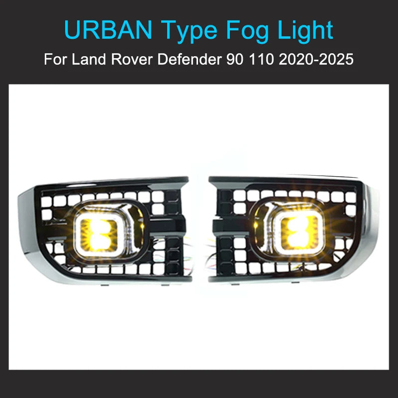 URBAN Type Fog Light for Land Rover Defender 90 110 130 2020-2025 Fog Light Daytime Running Light Exterior Accessories yellow light Magic Electronics S1614cfaccb1543208a5e3c923dbf995d3 yellow light
